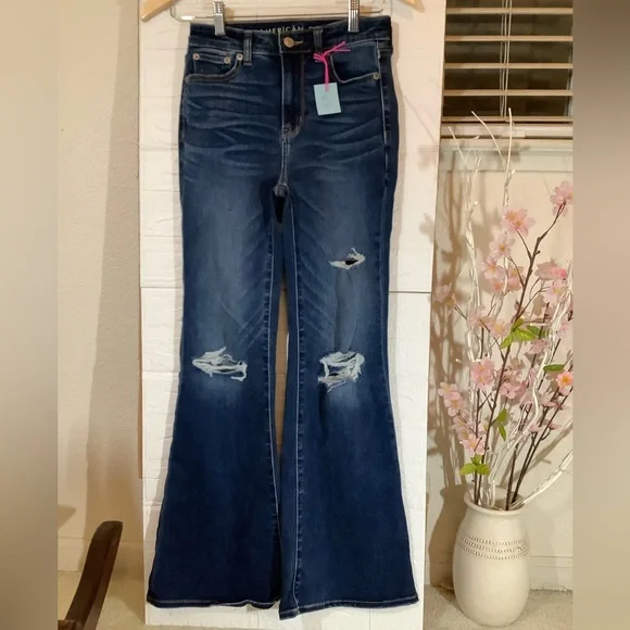 American Eagle Outfitters-super high rise flare - Picture 2 of 10